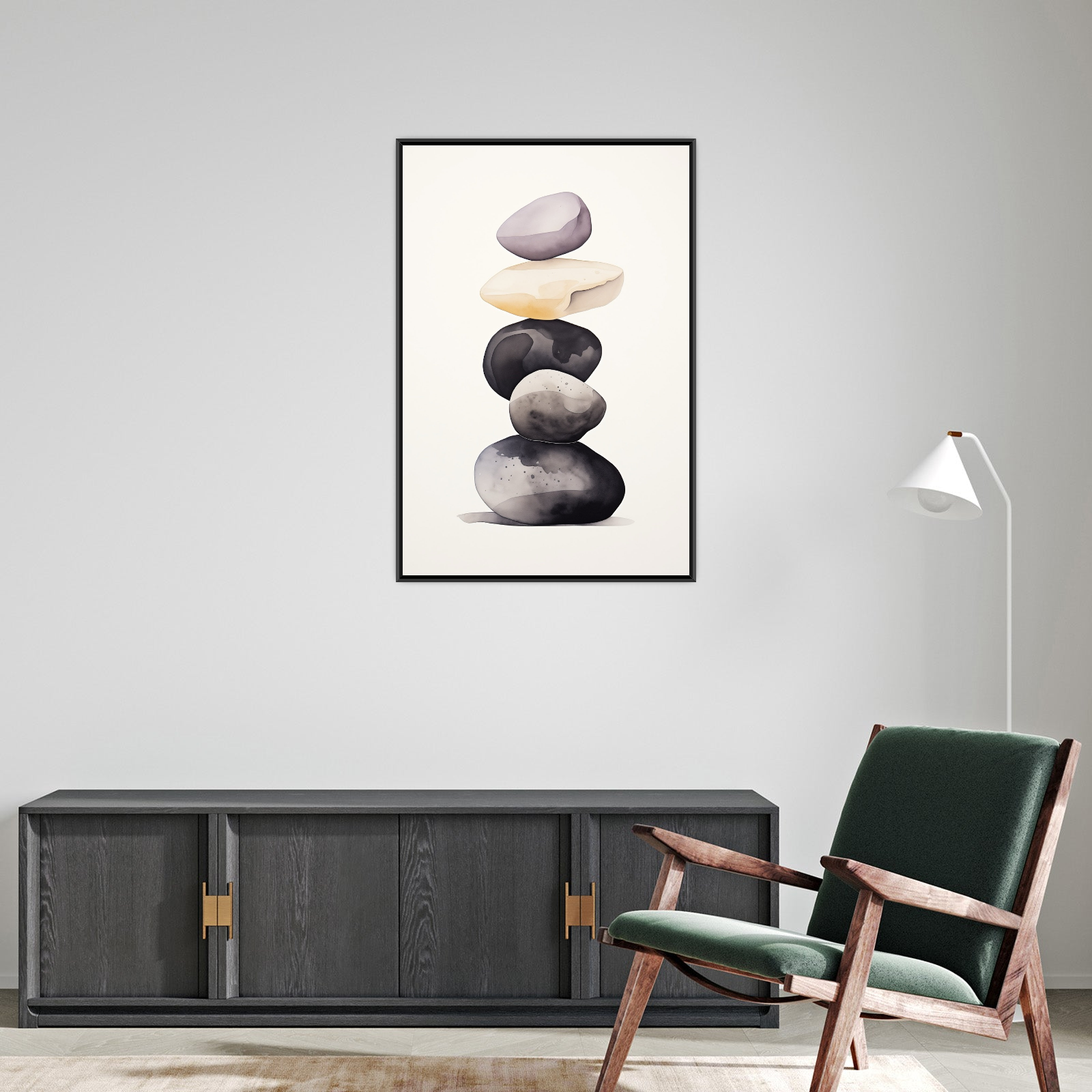 Umetnička slika Kamenčići III na platnu - NS Canvas Shop
