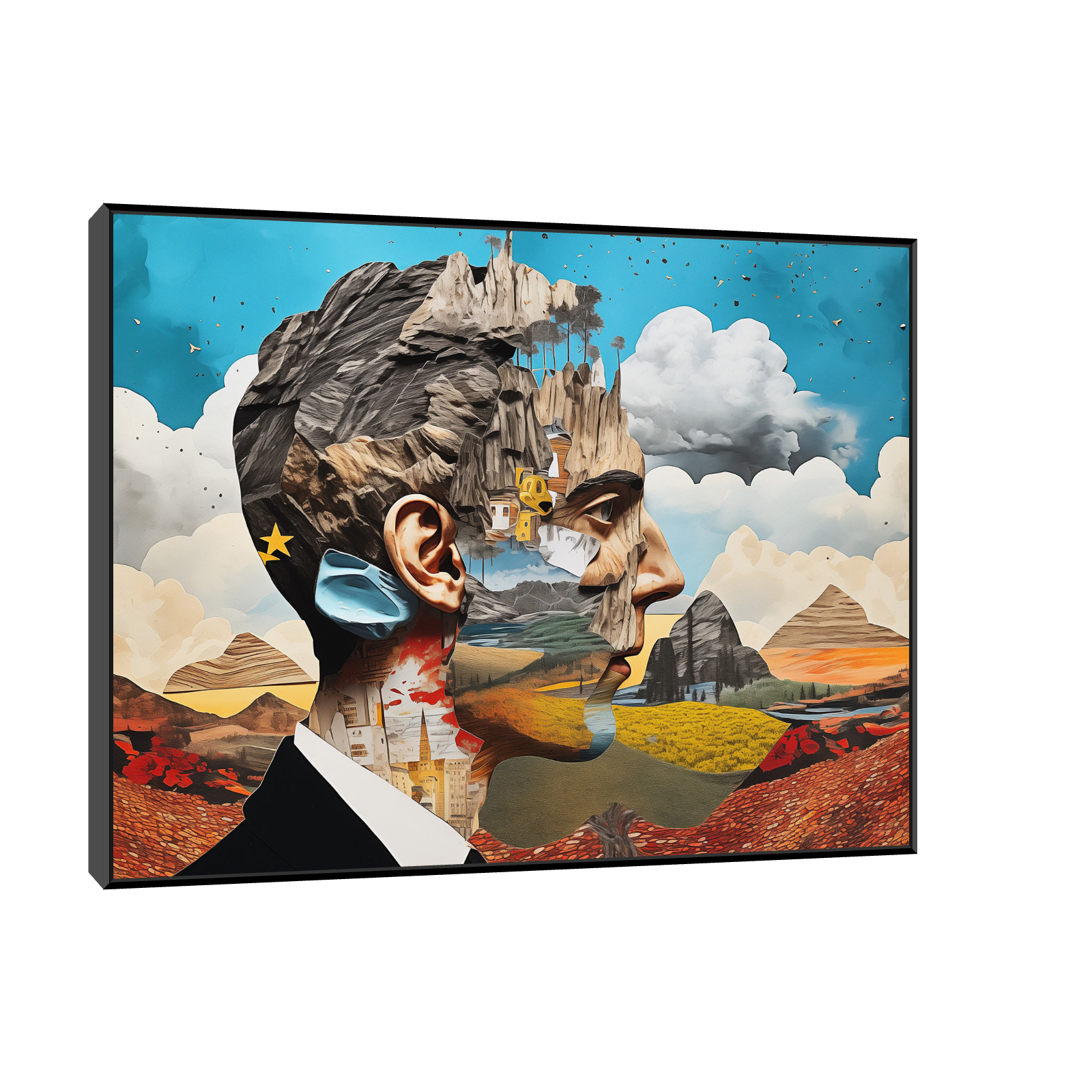 Umetnička slika Kolaž na platnu - NS Canvas Shop