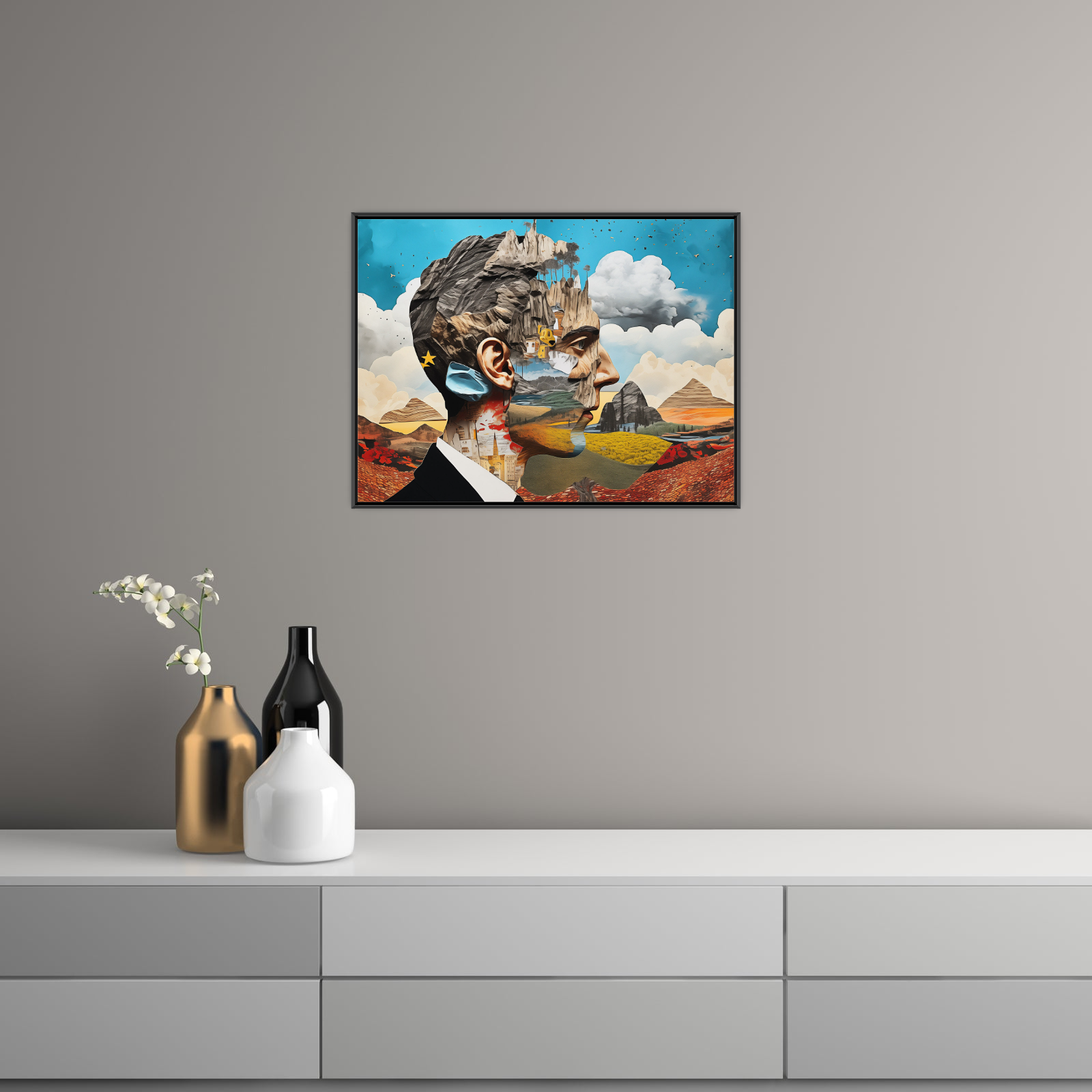 Umetnička slika Kolaž na platnu - NS Canvas Shop