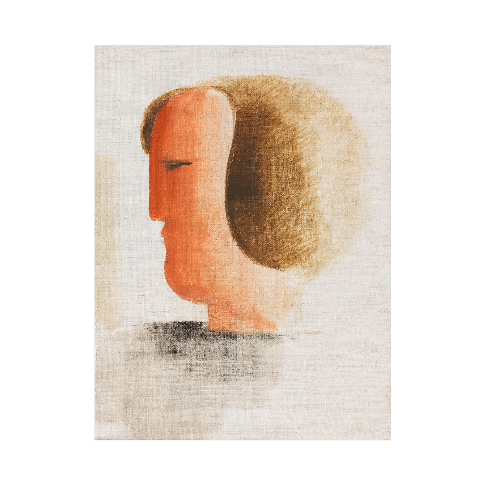 Umetnička slika Kopf nach links, Oskar Schlemmer na platnu - NS Canvas Shop