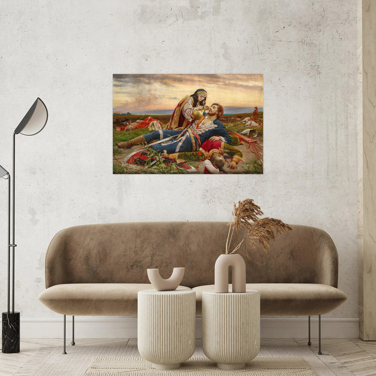 Umetnička slika Kosovka Devojka, Uroš Predić na platnu - NS Canvas Shop
