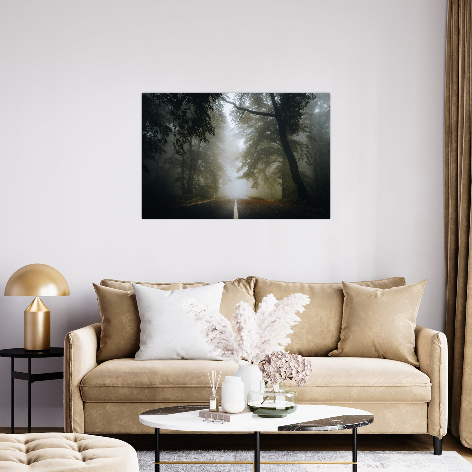 Umetnička slika Kroz šumu III na platnu - NS Canvas Shop