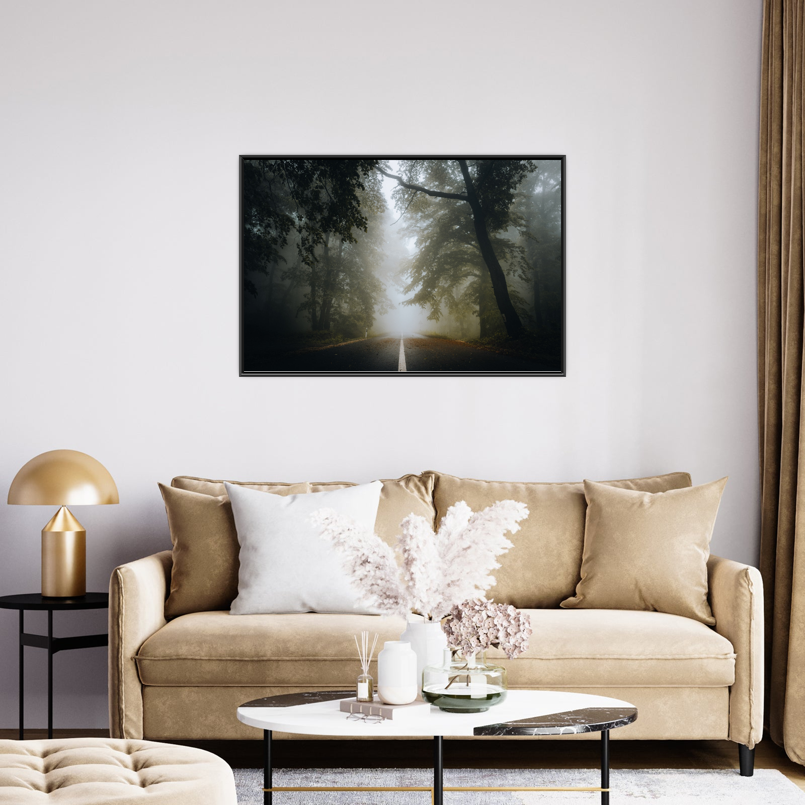 Umetnička slika Kroz šumu III na platnu - NS Canvas Shop