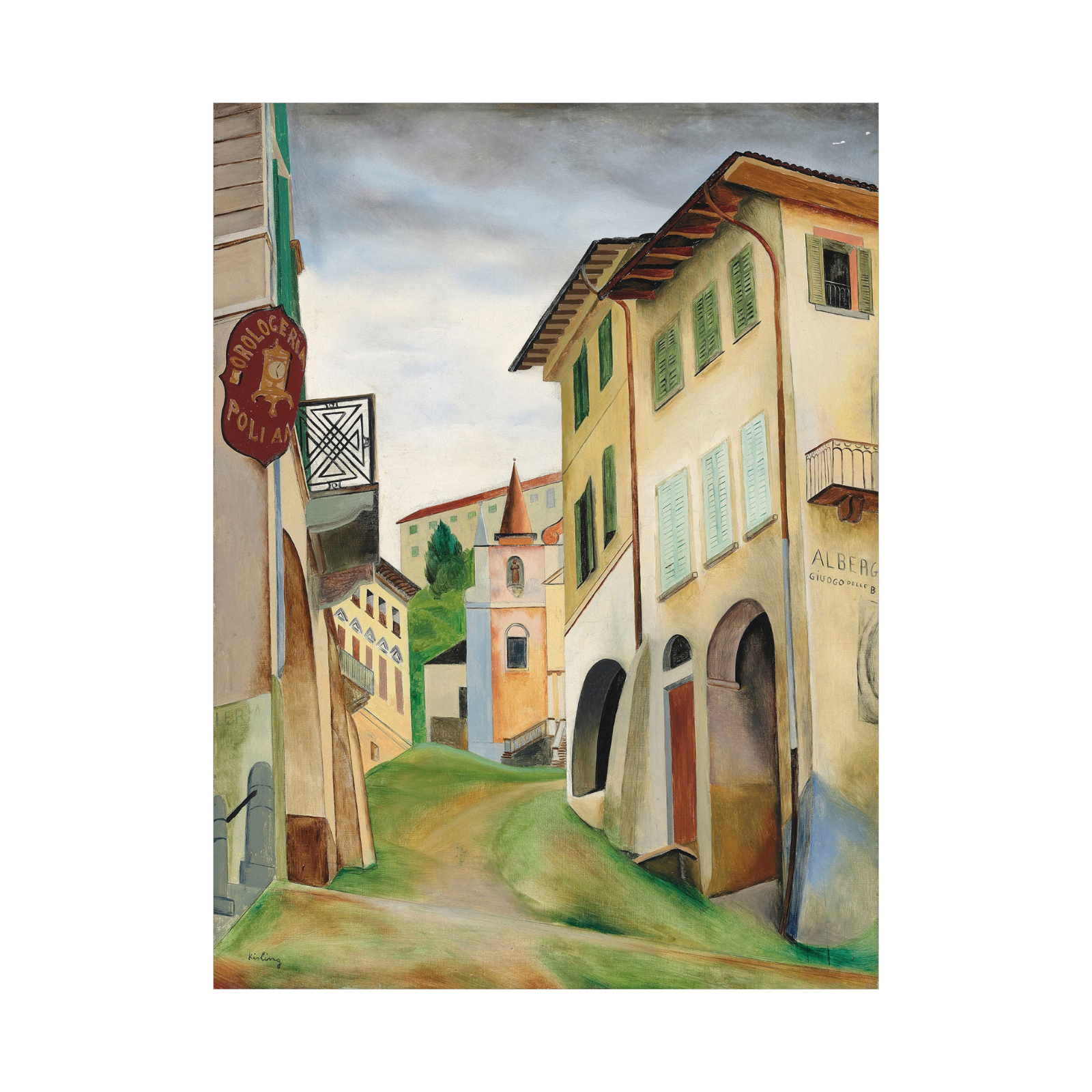 Umetnička slika L’Albergo, Moïse Kisling na platnu - NS Canvas Shop