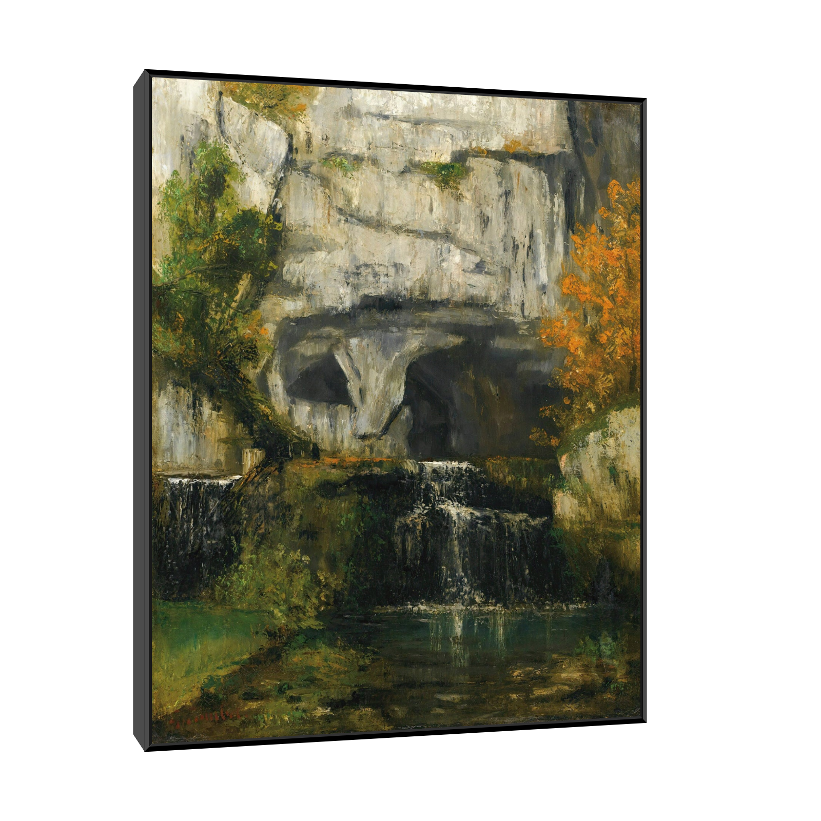 Umetnička slika La Source Du Lison, Gustave Courbet na platnu - NS Canvas Shop