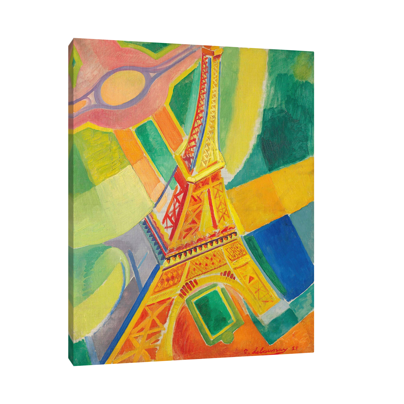 Umetnička slika La Tour Eiffel, Robert Delaunay na platnu - NS Canvas Shop