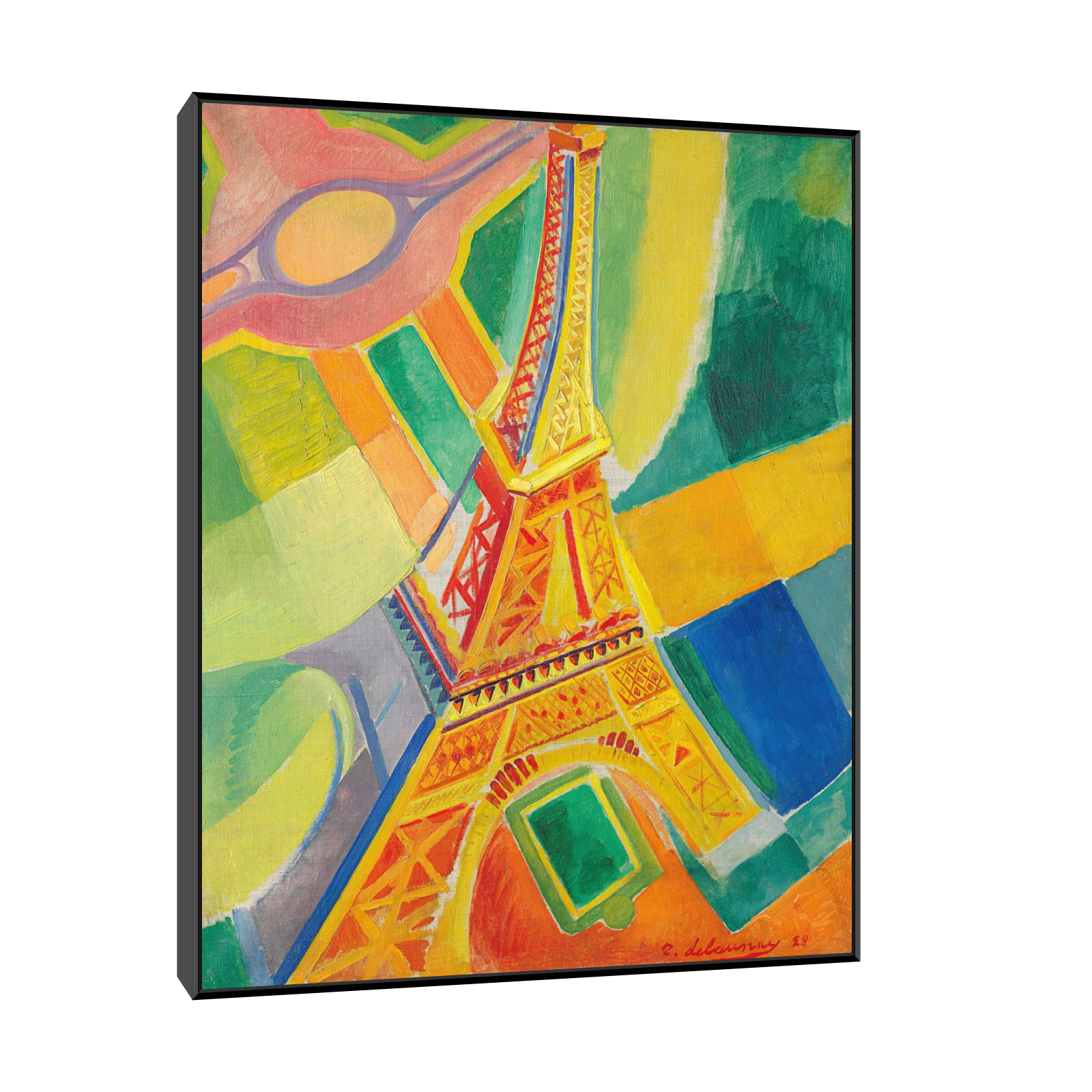 Umetnička slika La Tour Eiffel, Robert Delaunay na platnu - NS Canvas Shop