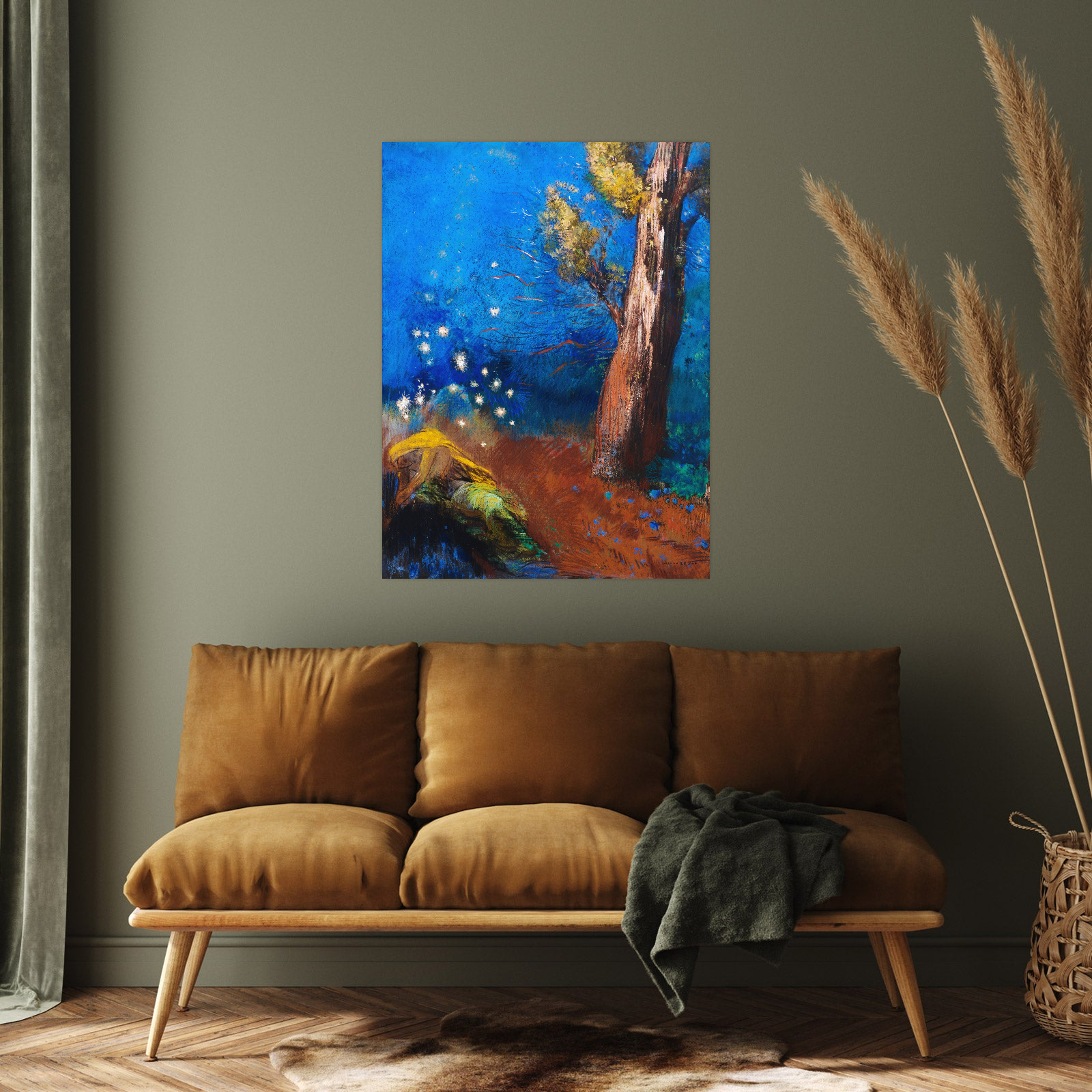 Umetnička slika La mort de Bouddha, Odilon Redon na platnu - NS Canvas Shop