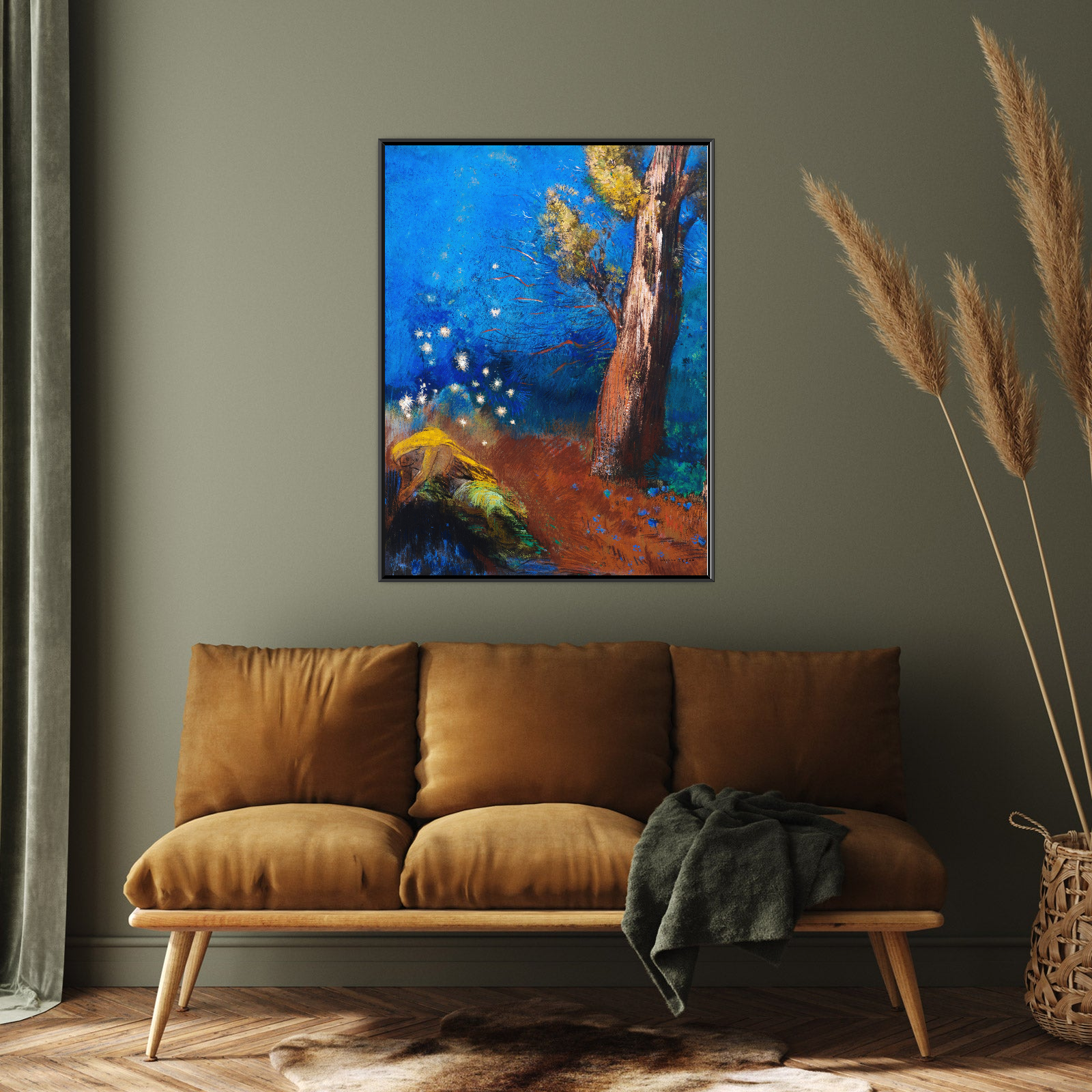 Umetnička slika La mort de Bouddha, Odilon Redon na platnu - NS Canvas Shop