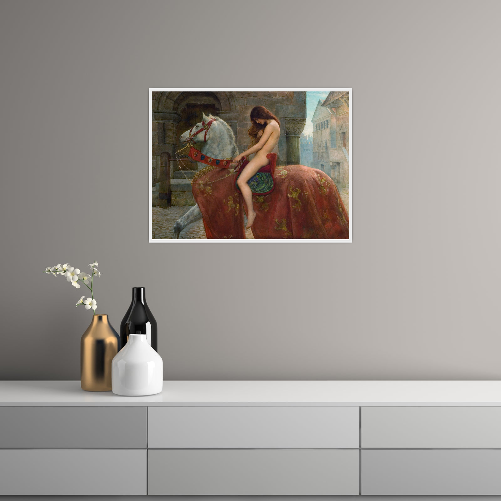Umetnička slika Lady Godiva, John Collier na platnu - NS Canvas Shop