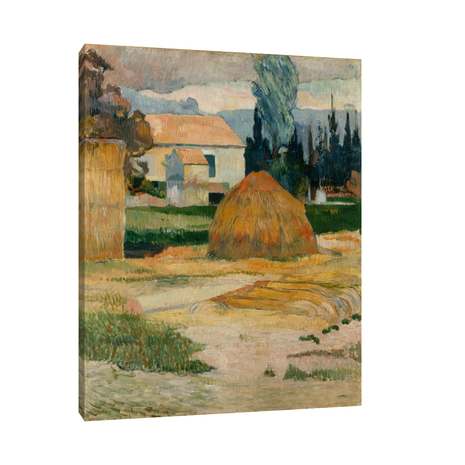 Umetnička slika Landscape Near Arles, Paul Gauguin na platnu - NS Canvas Shop