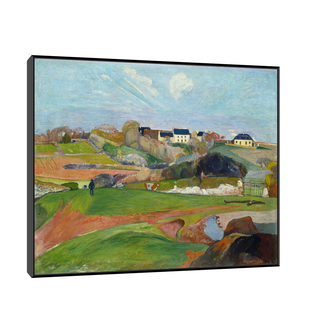 Umetnička slika Landscape at Le Pouldu, Paul Gauguin na platnu - NS Canvas Shop