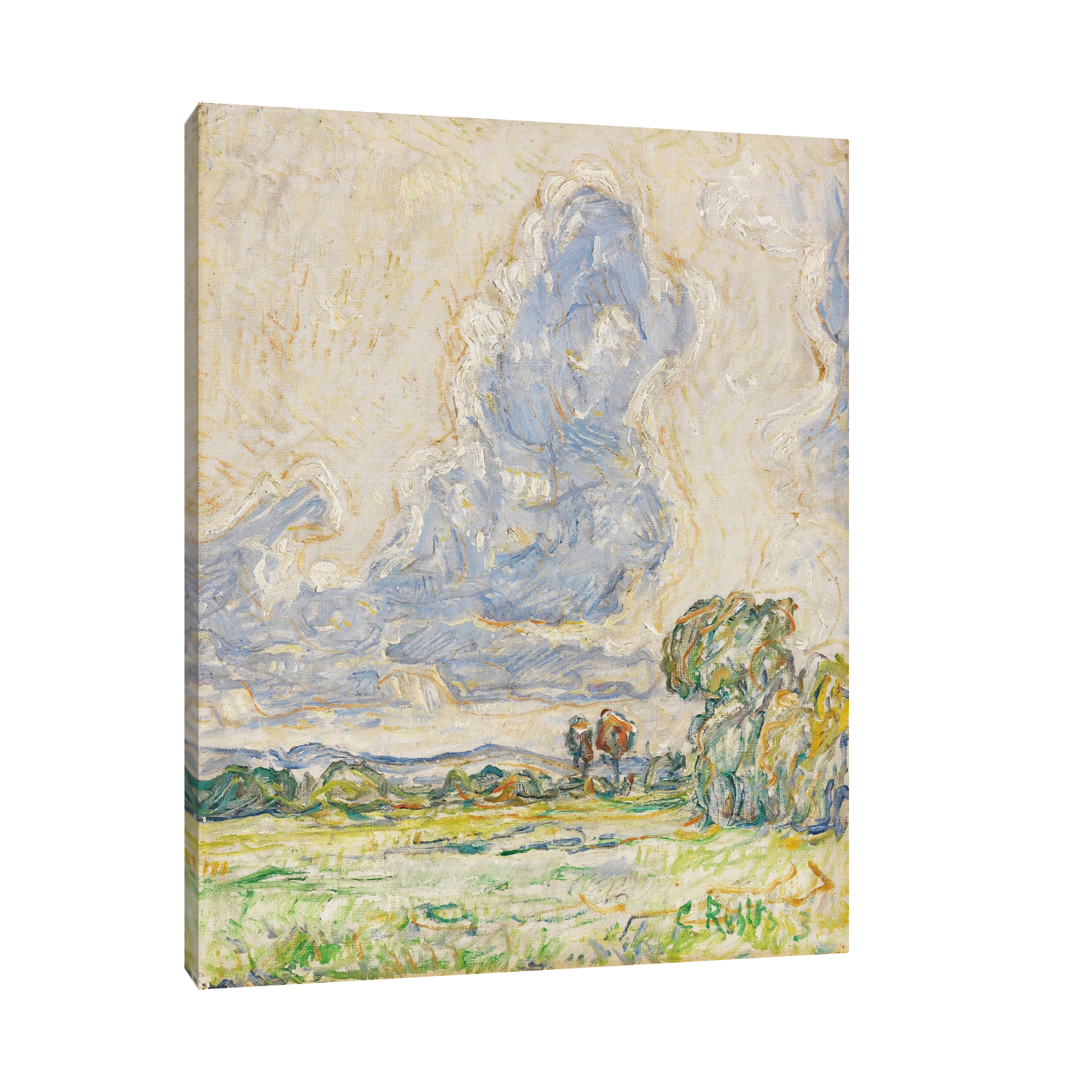Umetnička slika Landschaft, Christian Rohlfs na platnu - NS Canvas Shop