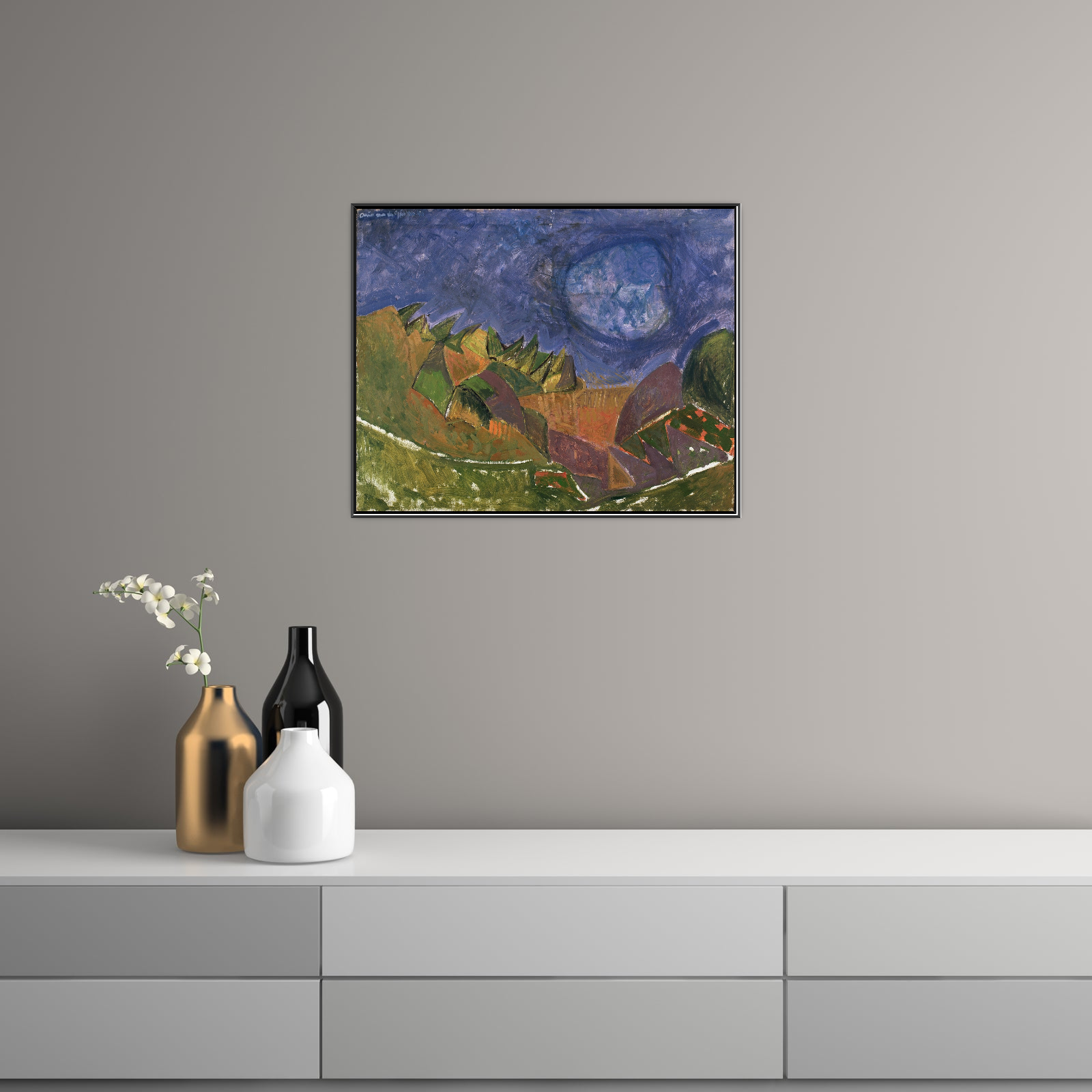 Umetnička slika Landschap, Arie Van de Giessen na platnu - NS Canvas Shop