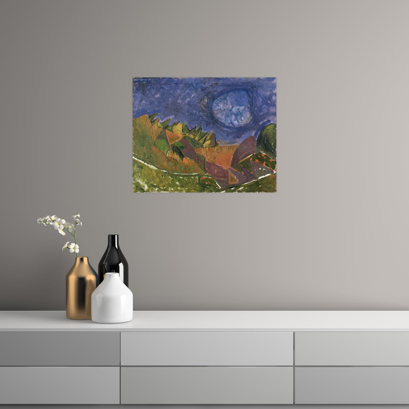 Umetnička slika Landschap, Arie Van de Giessen na platnu - NS Canvas Shop