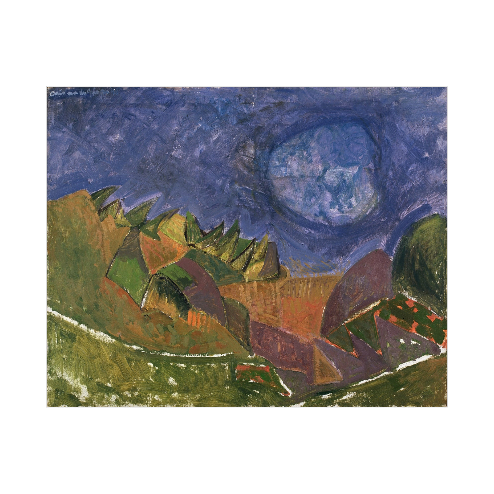 Umetnička slika Landschap, Arie Van de Giessen na platnu - NS Canvas Shop