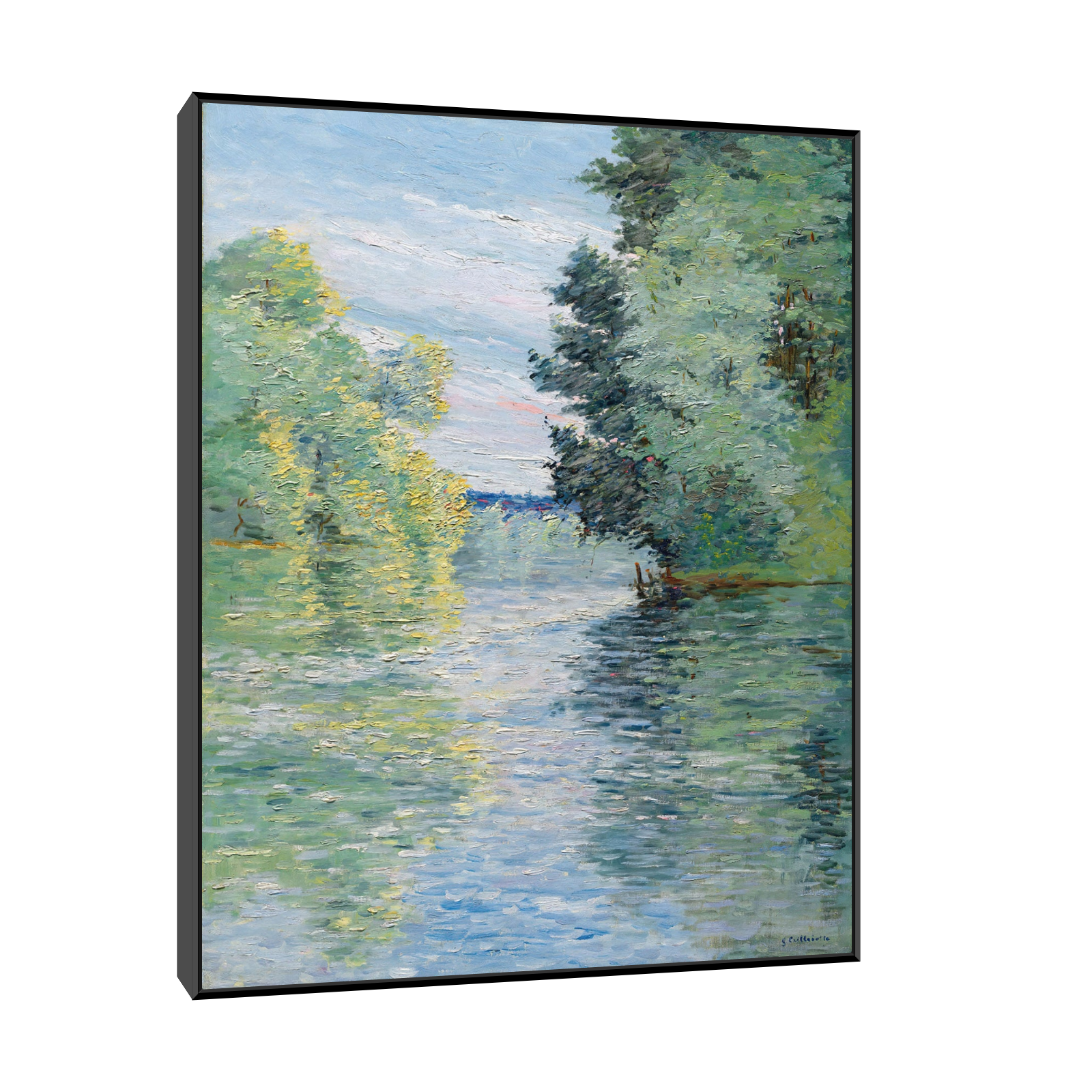 Umetnička slika Le Petit bras de la Seine à Argenteuil, Gustave Caillebotte na platnu - NS Canvas Shop