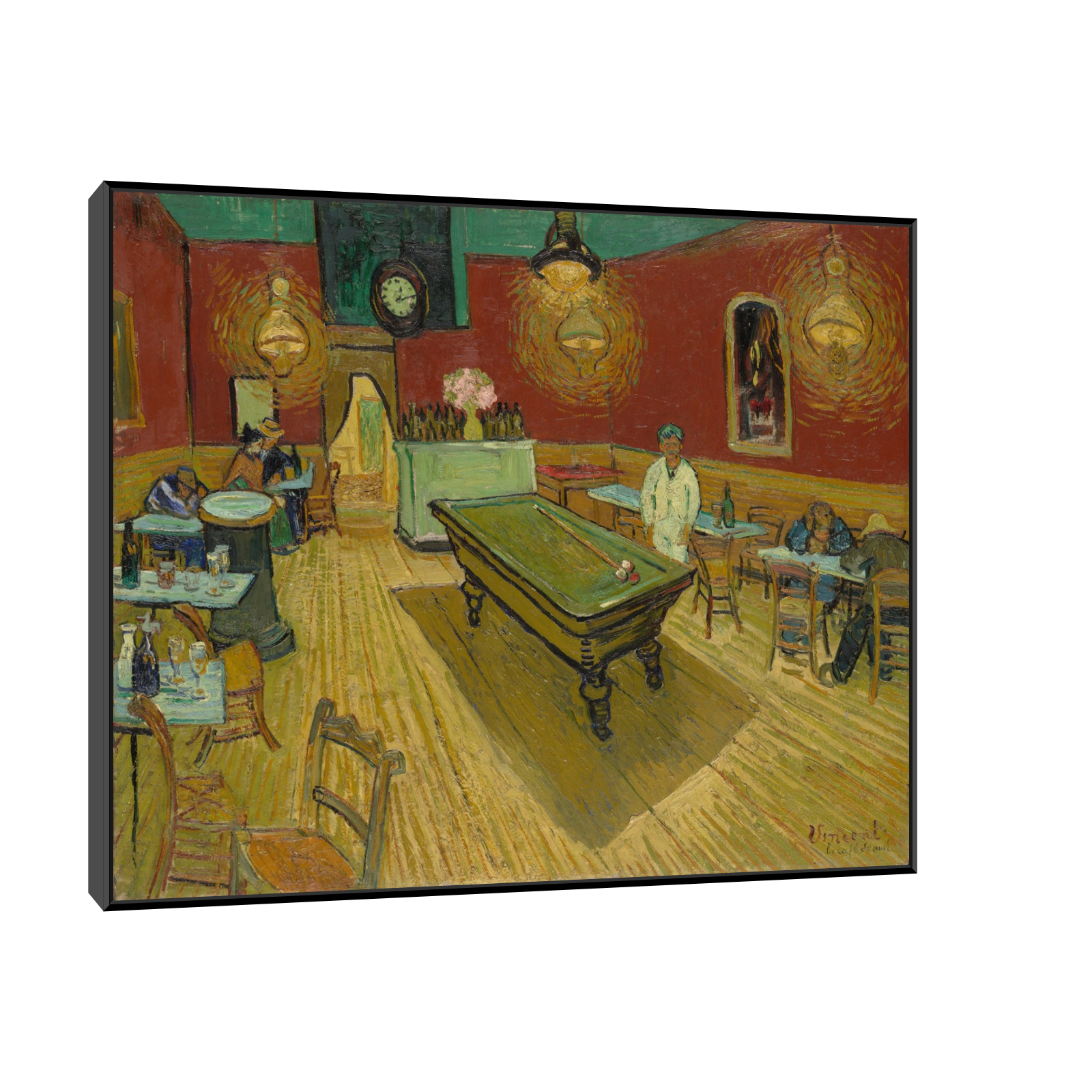 Umetnička slika Le café de nuit, Vincent van Gogh na platnu - NS Canvas Shop