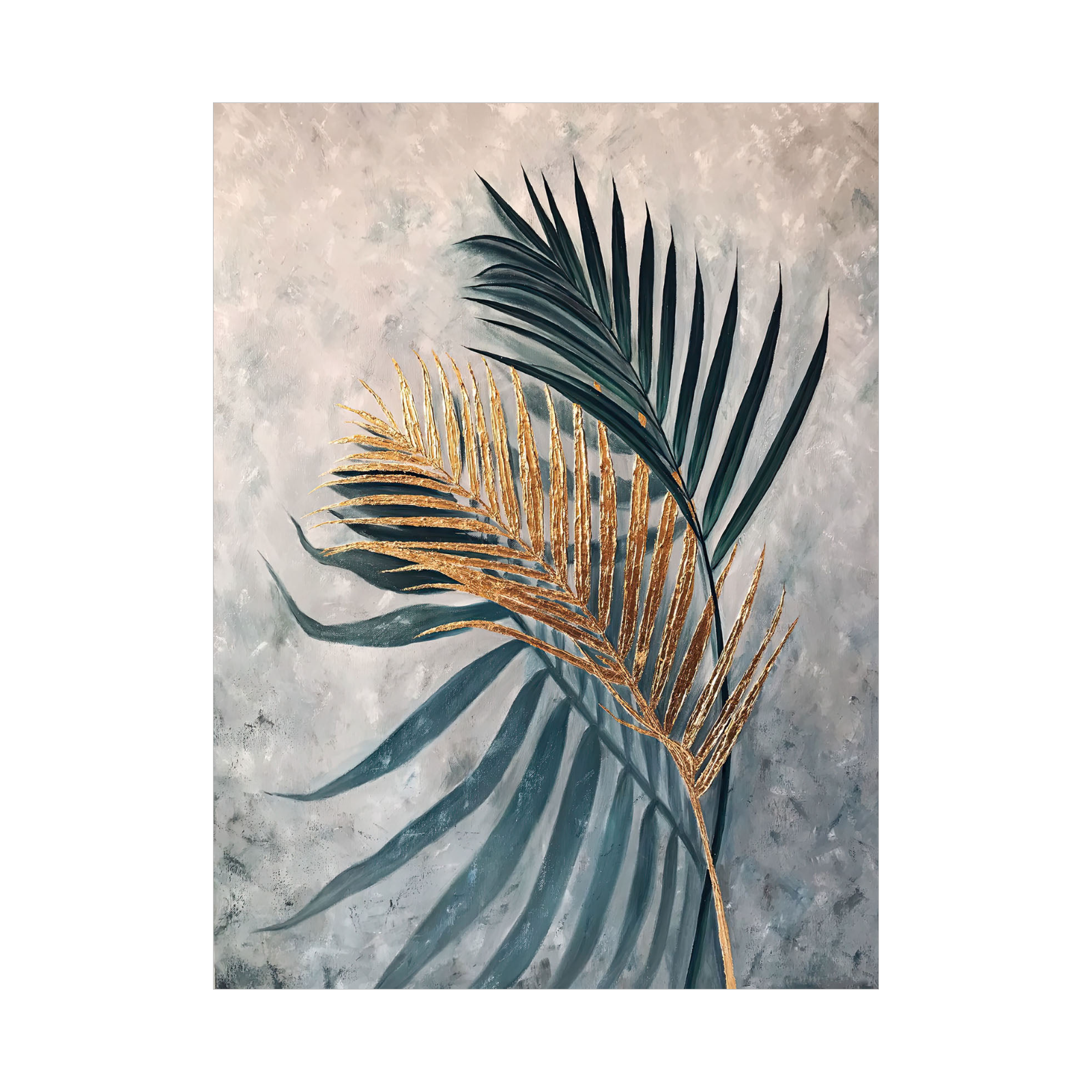 Umetnička slika Listovi palme II na platnu - NS Canvas Shop