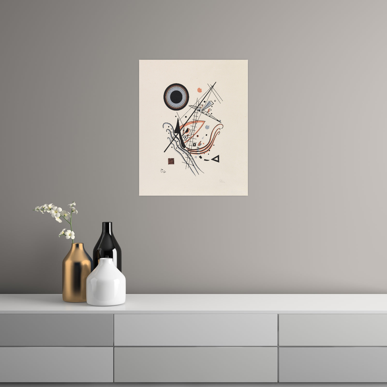 Umetnička slika Lithographie ‘Blau’, Wassily Kandinsky na platnu - NS Canvas Shop