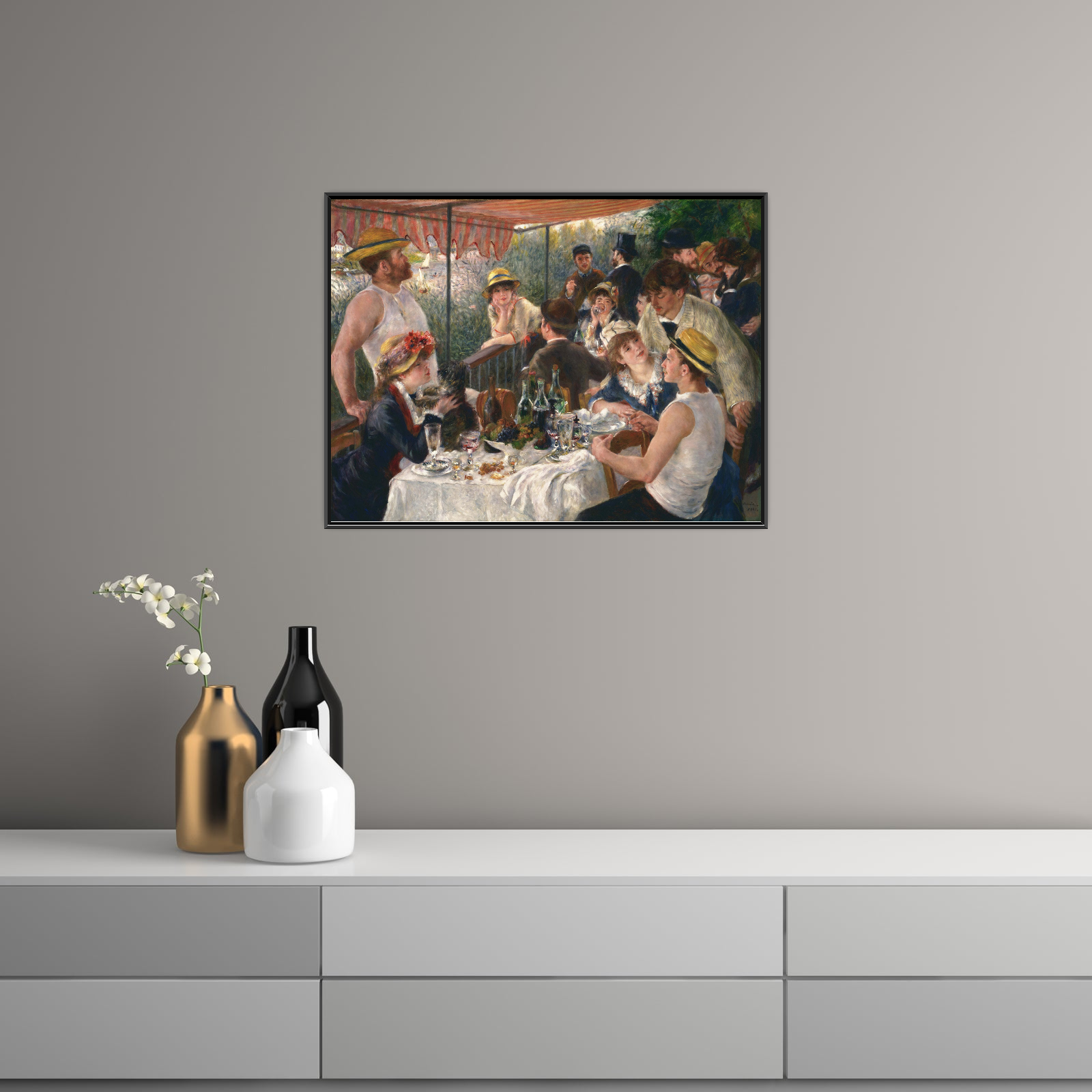 Umetnička slika Luncheon of the Boating Party, Pierre-Auguste Renoir na platnu - NS Canvas Shop