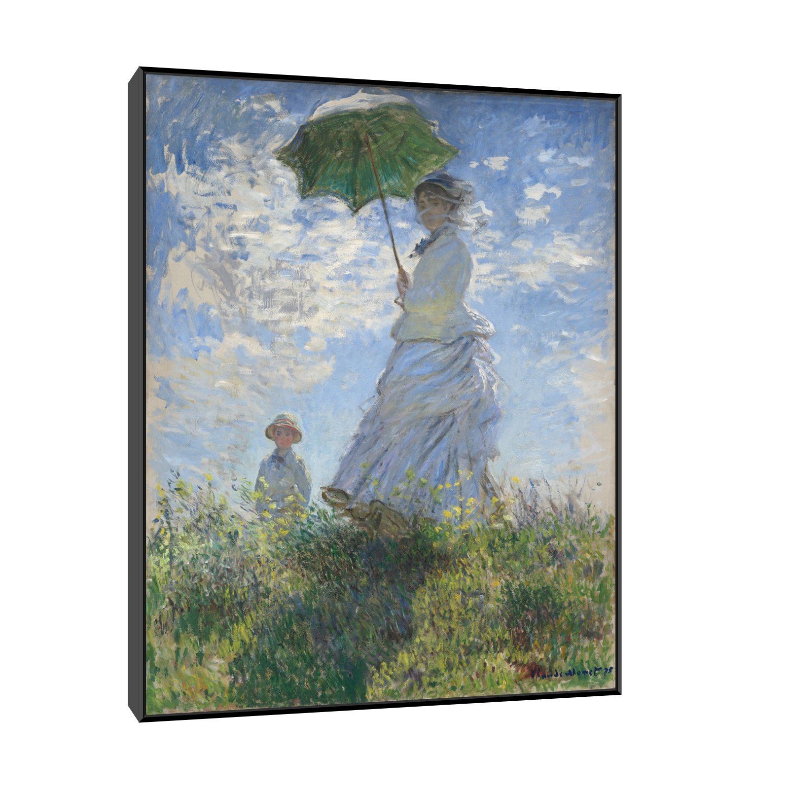 Umetnička slika Madame Monet and Her Son, Claude Monet na platnu - NS Canvas Shop