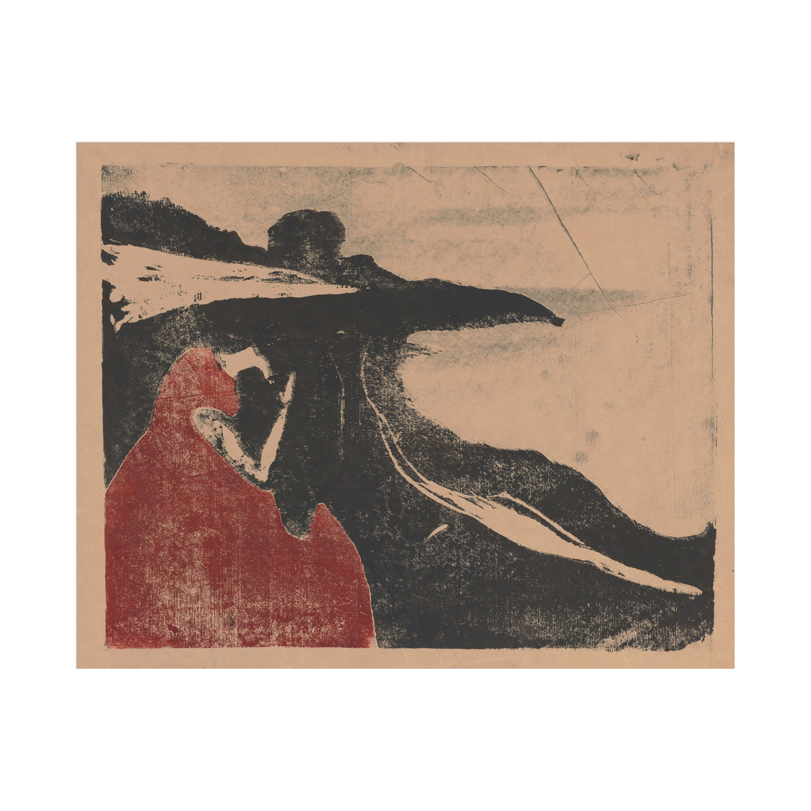 Umetnička slika Melancholy II, Edvard Munch na platnu - NS Canvas Shop