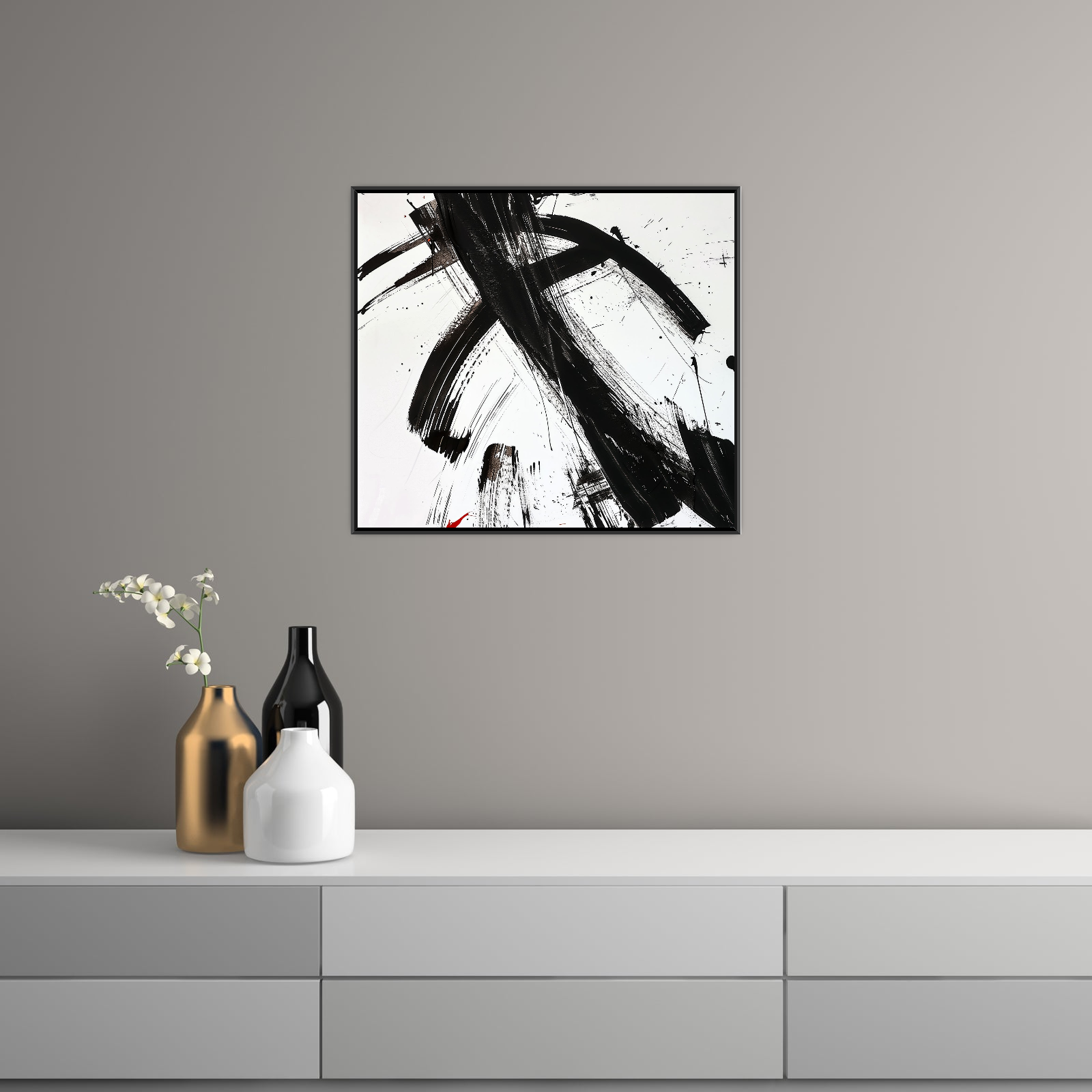 Umetnička slika Mimika II na platnu - NS Canvas Shop