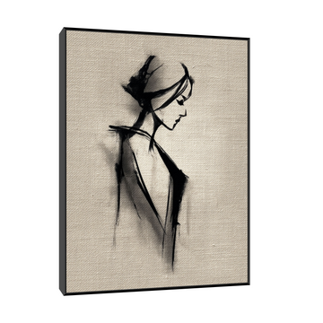 Minimalistički portret žene