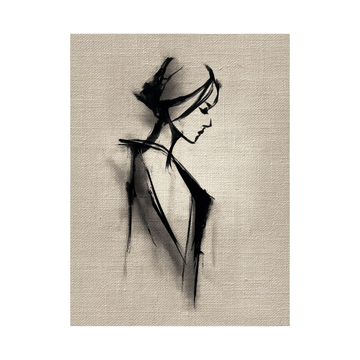 Minimalistički portret žene