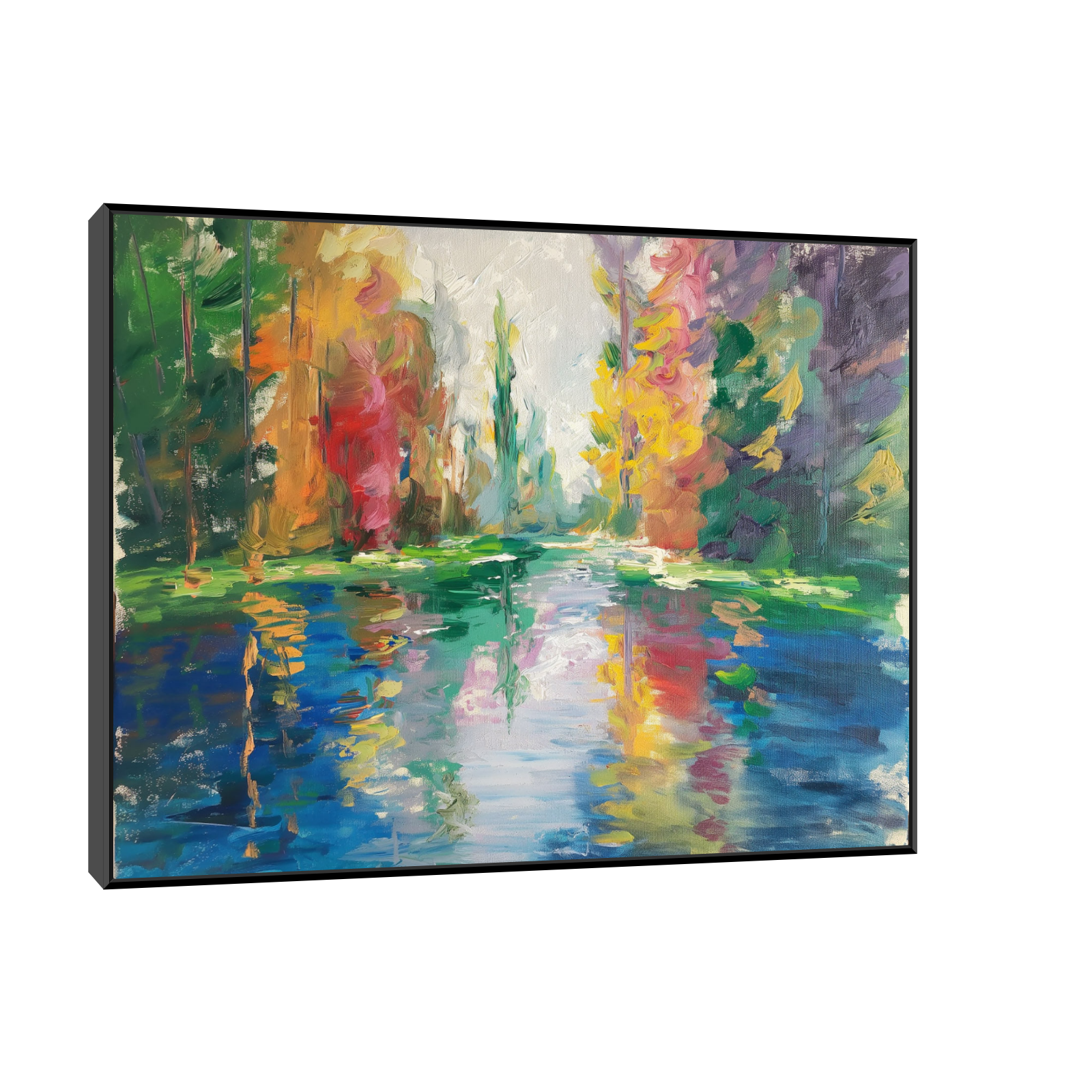 Umetnička slika Mirno Jezero na platnu - NS Canvas Shop