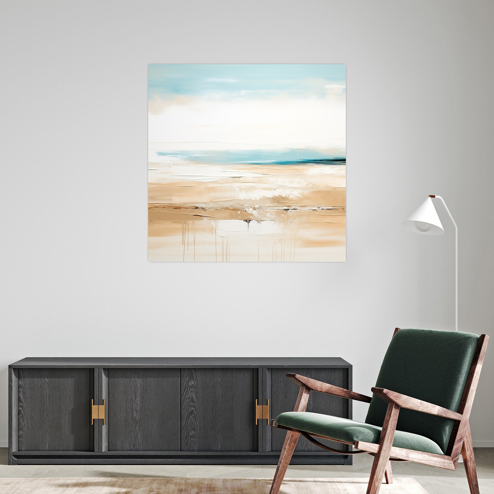 Umetnička slika Mirno more na platnu - NS Canvas Shop