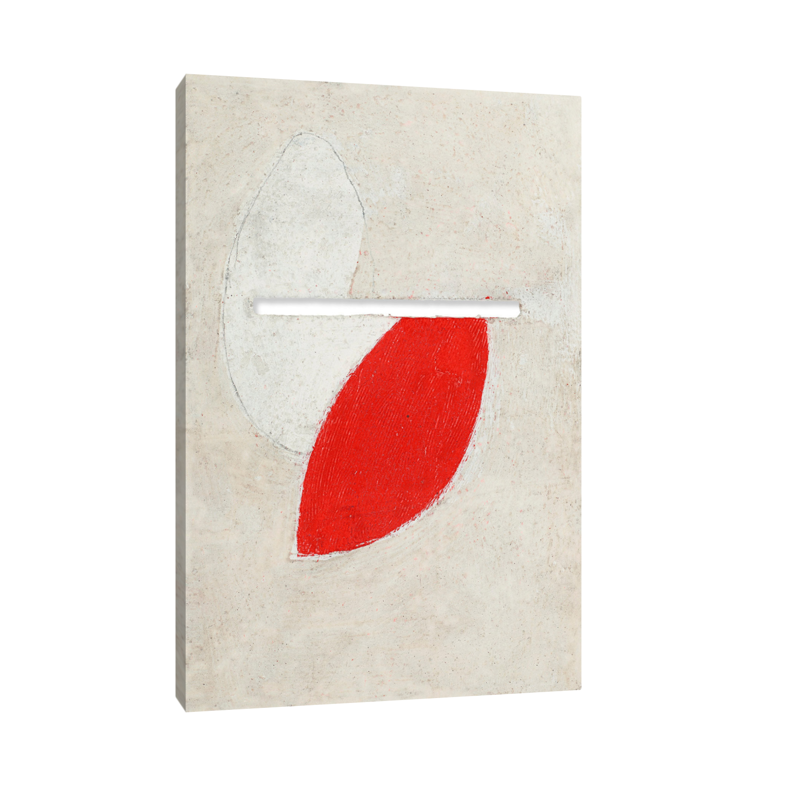 Umetnička slika Mit Schlitz, Kurt Schwitters na platnu - NS Canvas Shop