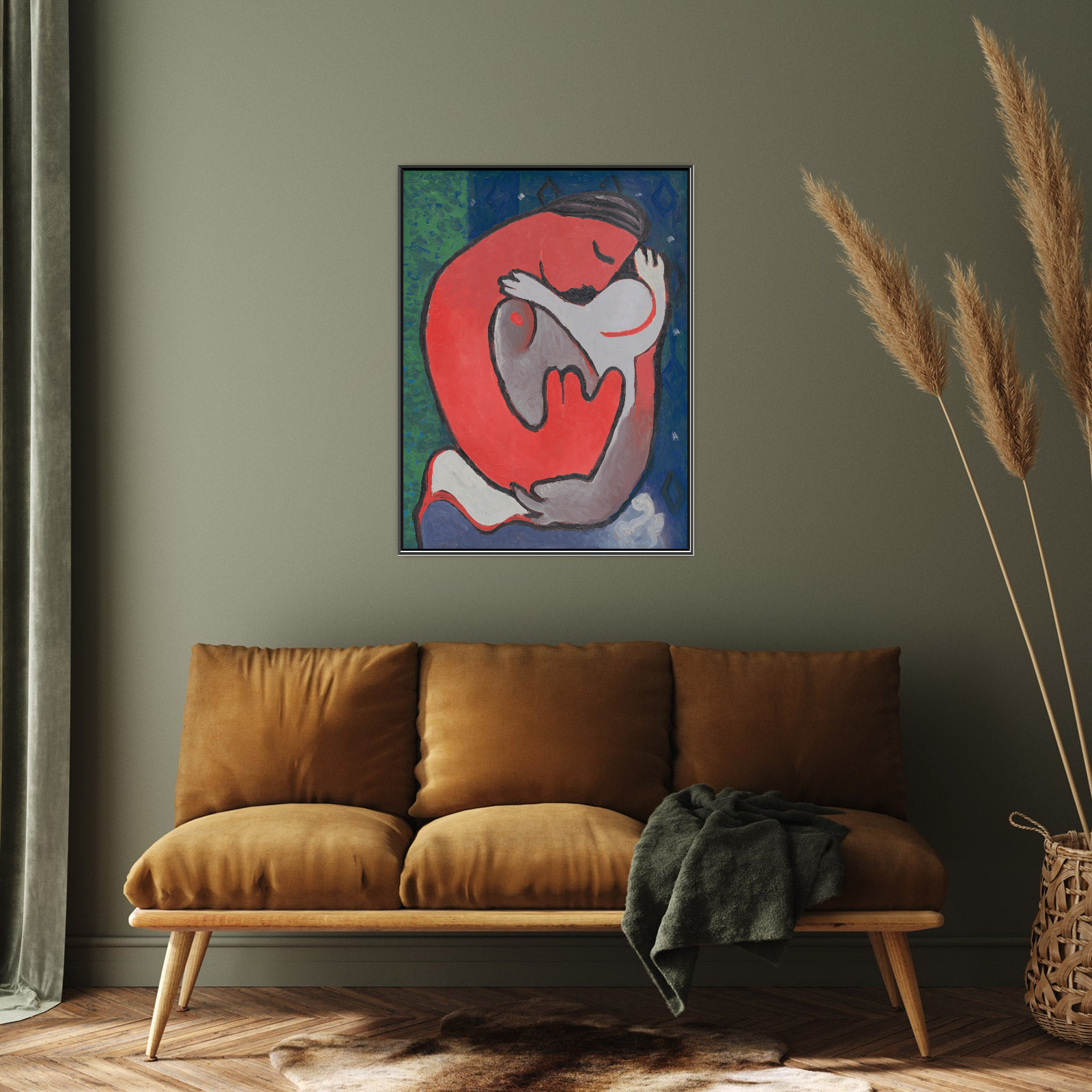 Umetnička slika Mother’s Embrace, Mikuláš Galanda na platnu - NS Canvas Shop