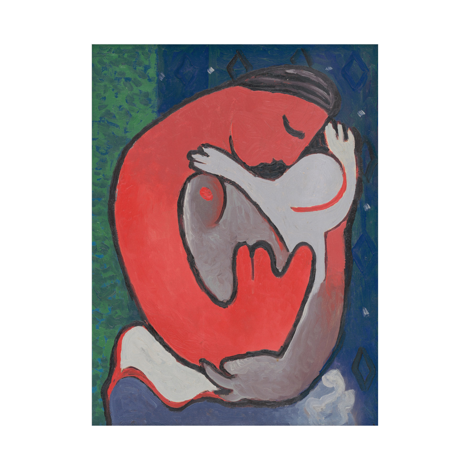 Umetnička slika Mother’s Embrace, Mikuláš Galanda na platnu - NS Canvas Shop