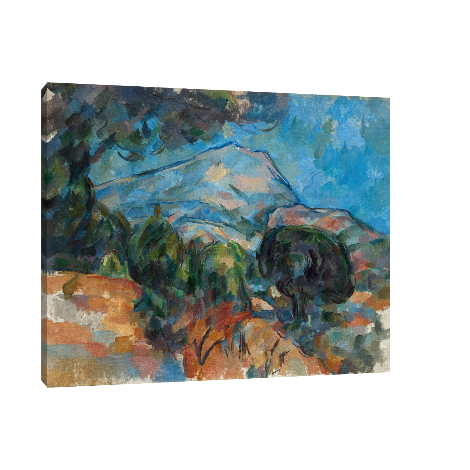 Umetnička slika Mount Sainte-Victoire, Paul Cézanne na platnu - NS Canvas Shop