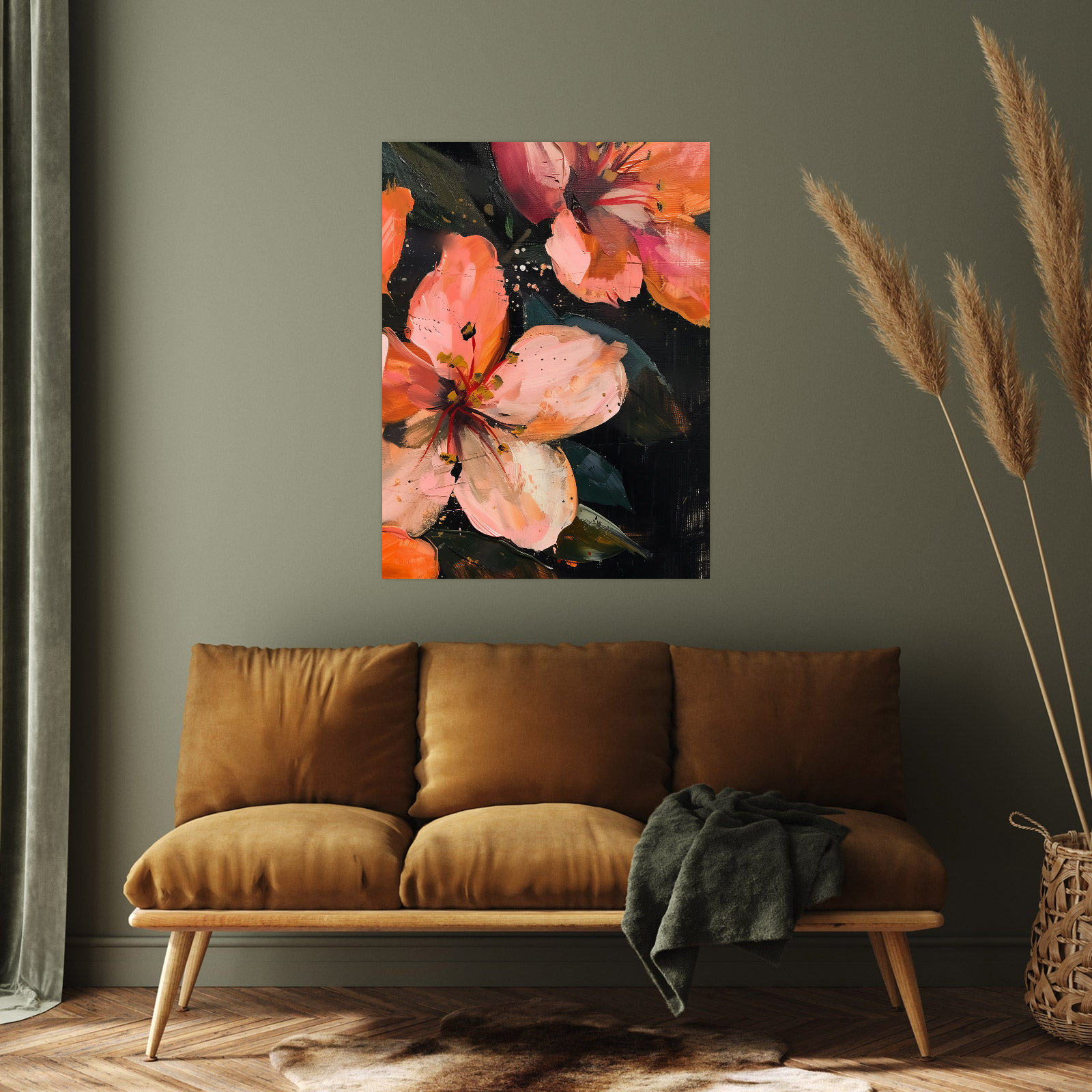 Umetnička slika Cvetne snove na platnu - NS Canvas Shop