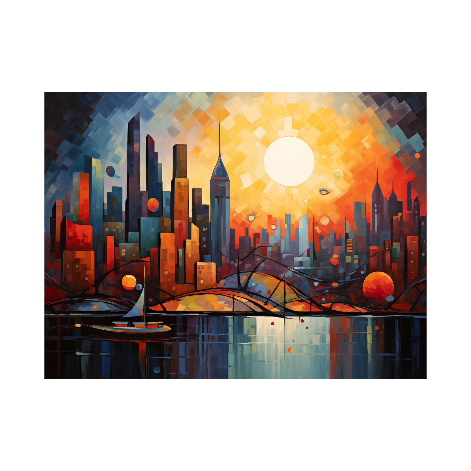 Umetnička slika New York na platnu - NS Canvas Shop