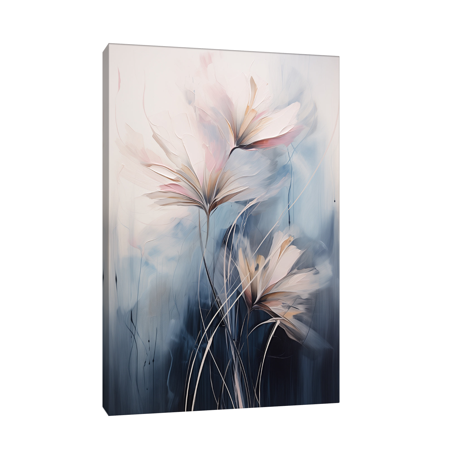Umetnička slika Nežno cveće na platnu - NS Canvas Shop