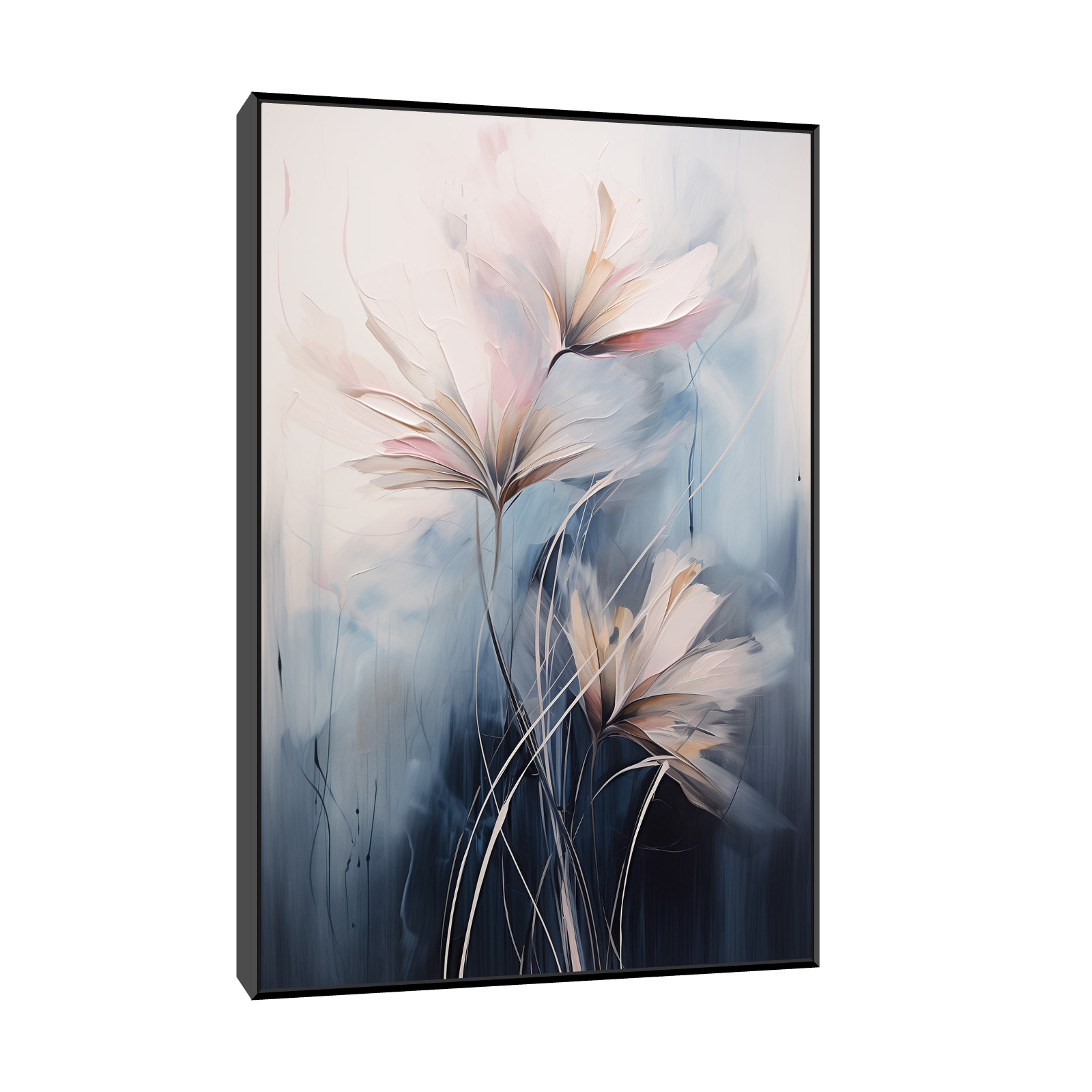Umetnička slika Nežno cveće na platnu - NS Canvas Shop