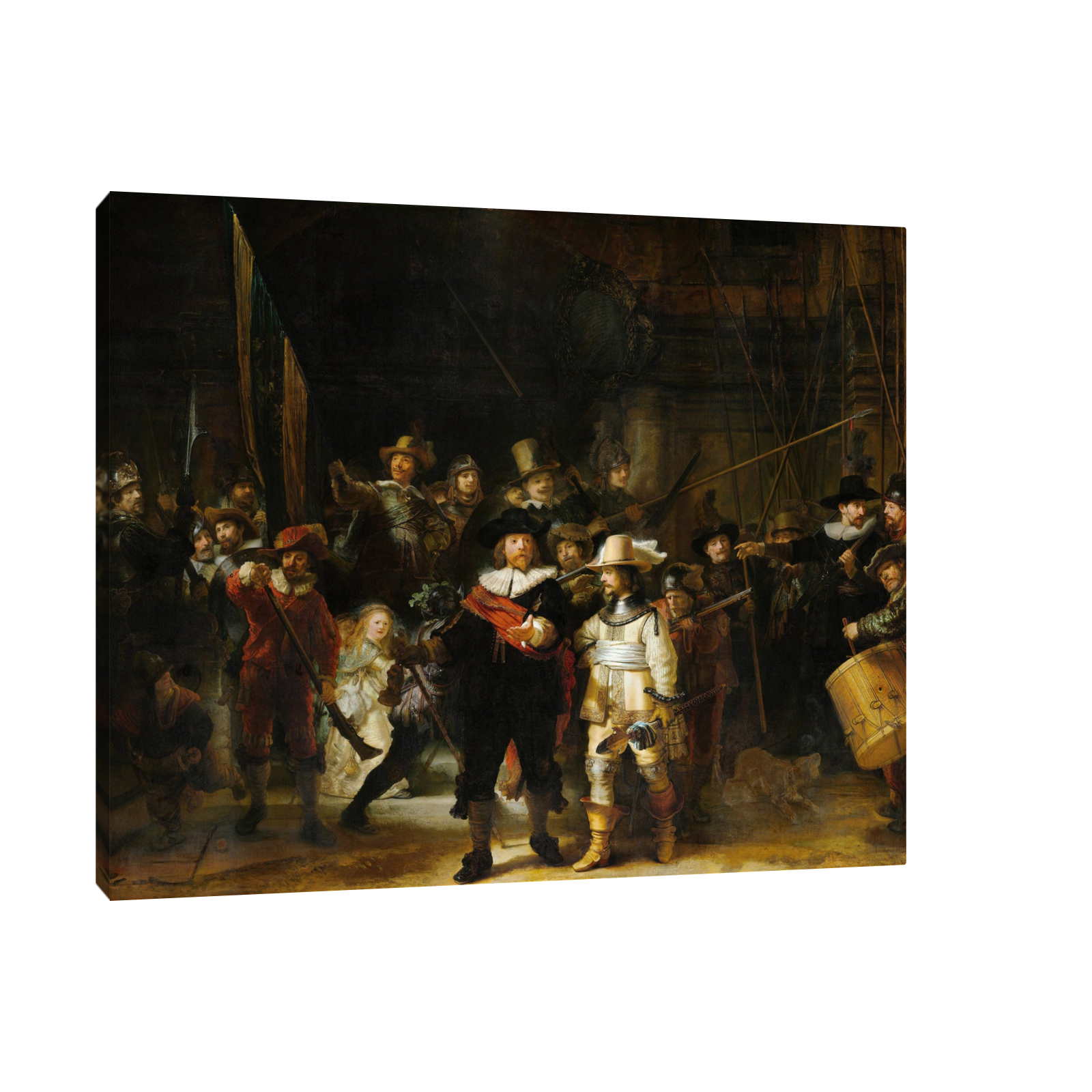Umetnička slika Night Watch, Rembrandt van Rijn na platnu - NS Canvas Shop