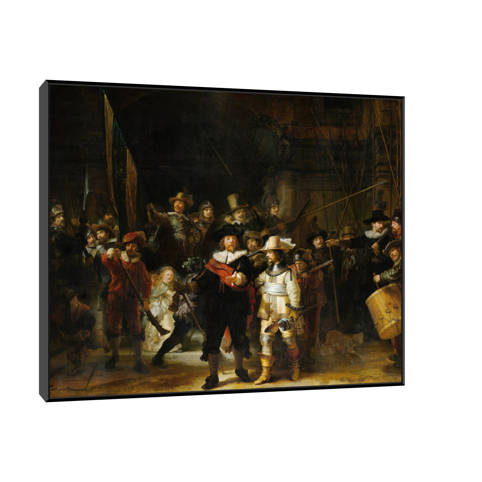 Umetnička slika Night Watch, Rembrandt van Rijn na platnu - NS Canvas Shop