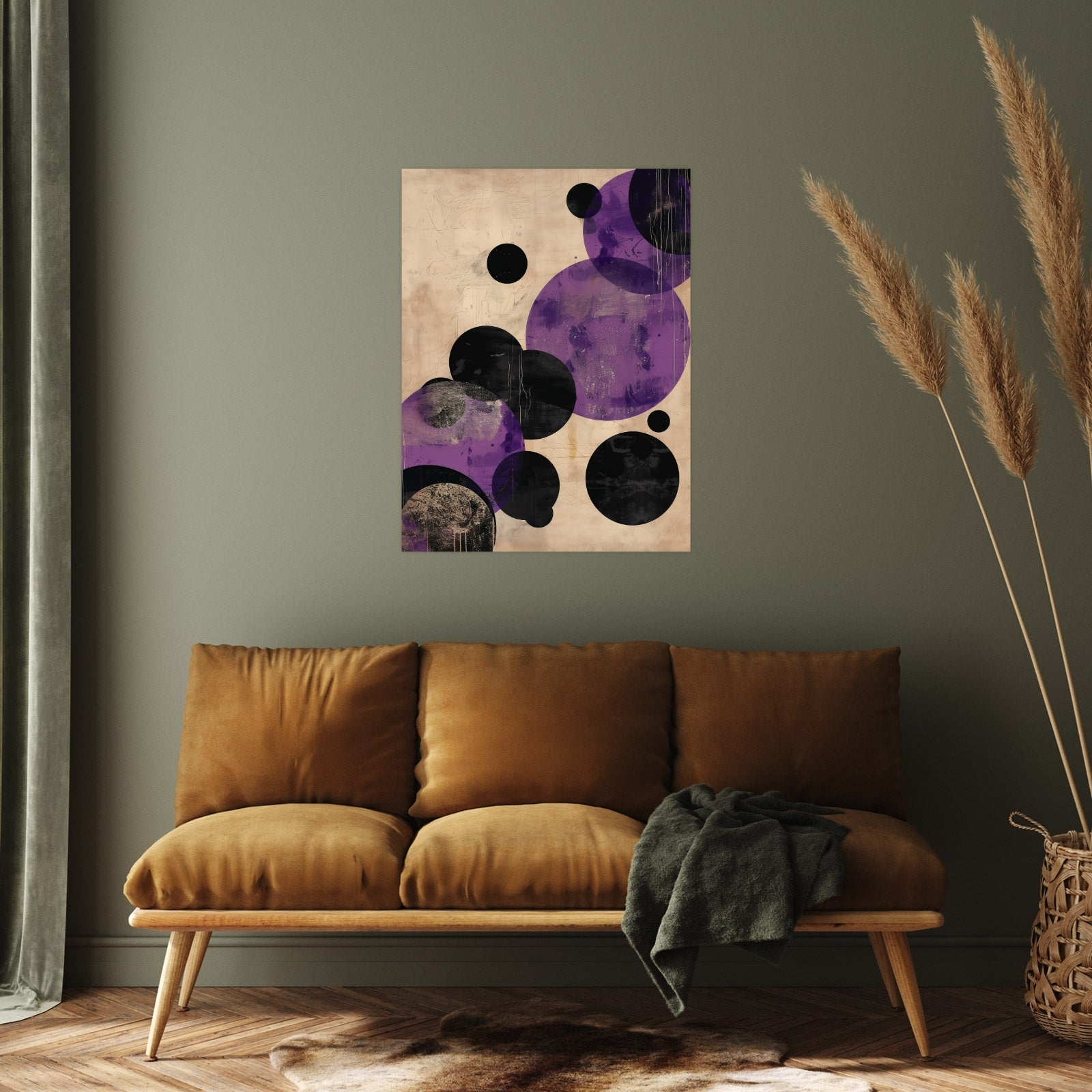 Umetnička slika Noć u gradu na platnu - NS Canvas Shop