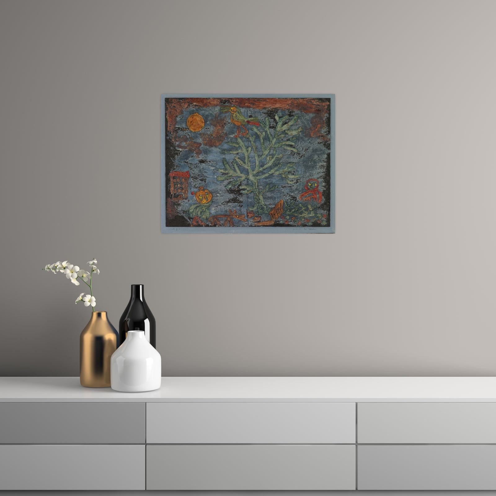 Umetnička slika Nordic Fairy Tale, Paul Klee na platnu - NS Canvas Shop