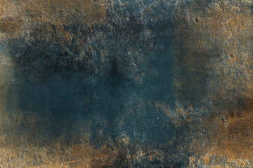 Ocher and blue