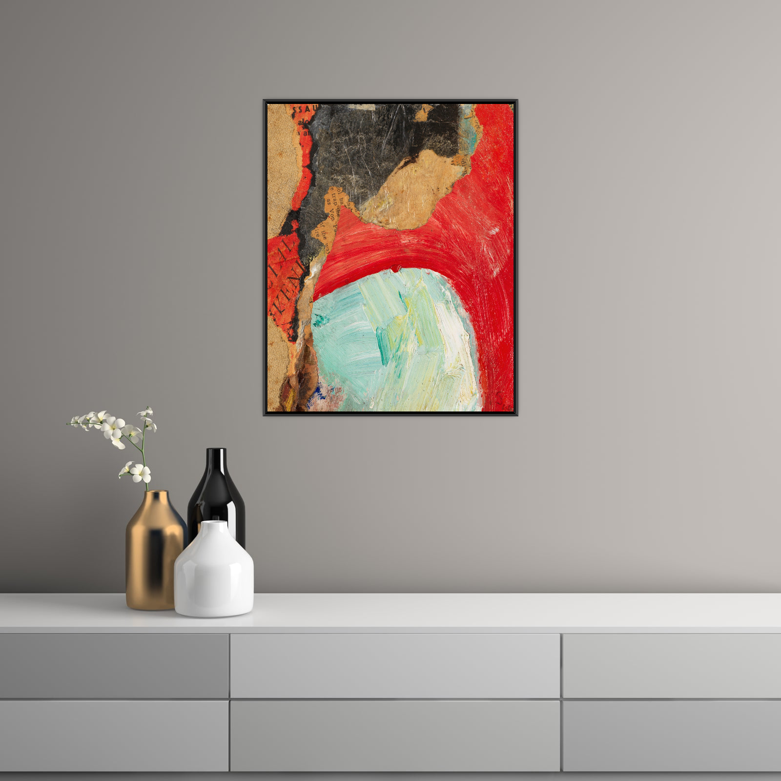 Umetnička slika Ohne Titel, Kurt Schwitters na platnu - NS Canvas Shop