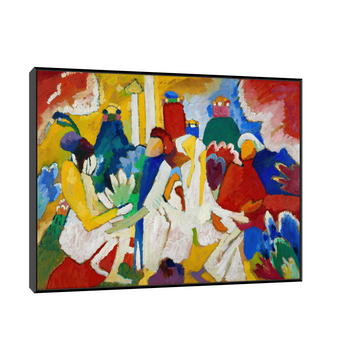 Umetnička slika Oriental, Wassily Kandinsky na platnu - NS Canvas Shop
