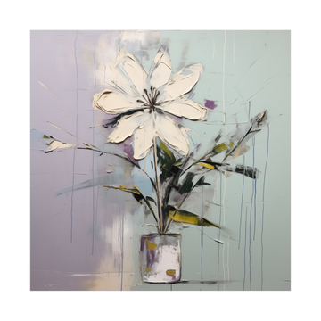 Umetnička slika Pastelni cvet III na platnu - NS Canvas Shop