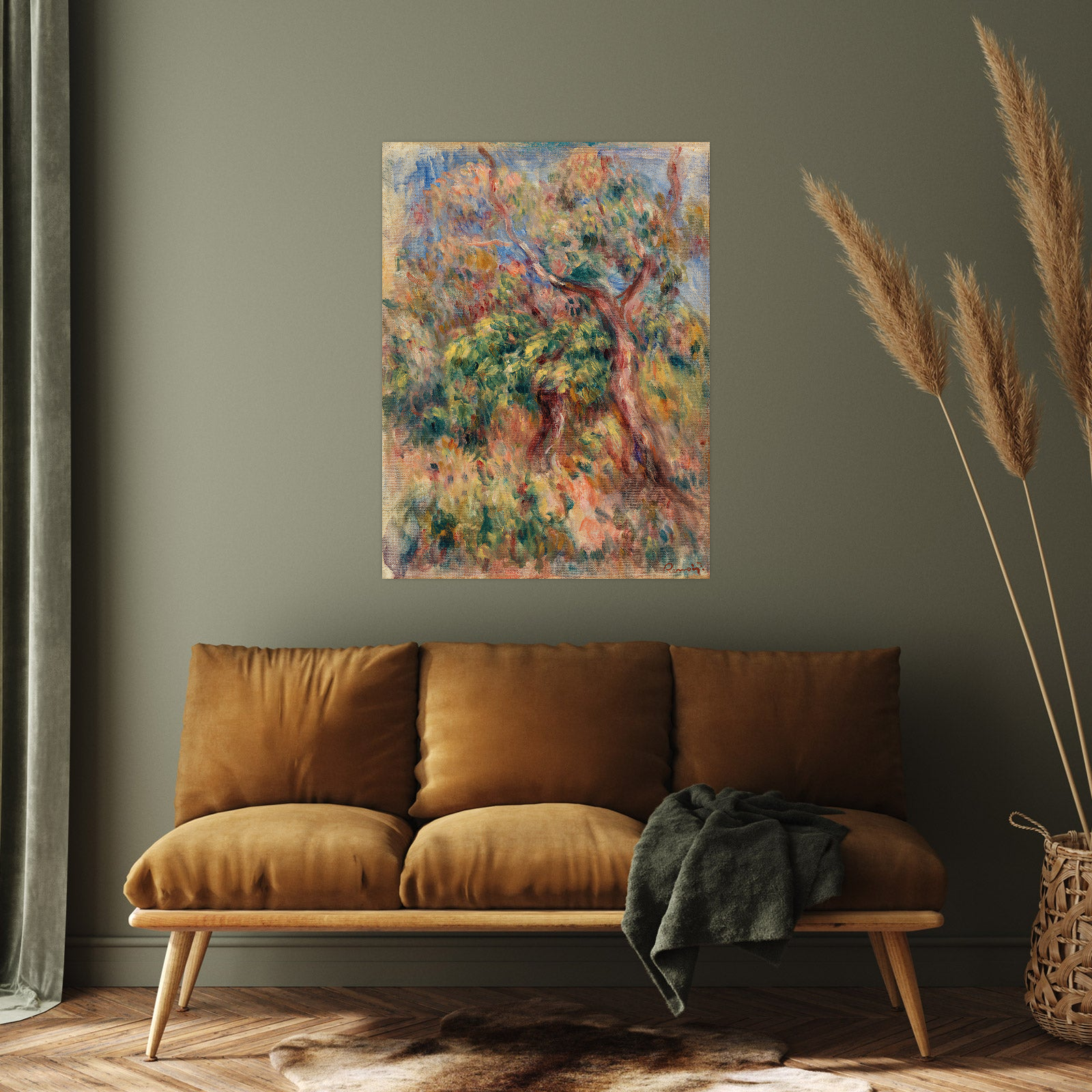 Umetnička slika Paysage, Pierre-Auguste Renoir na platnu - NS Canvas Shop