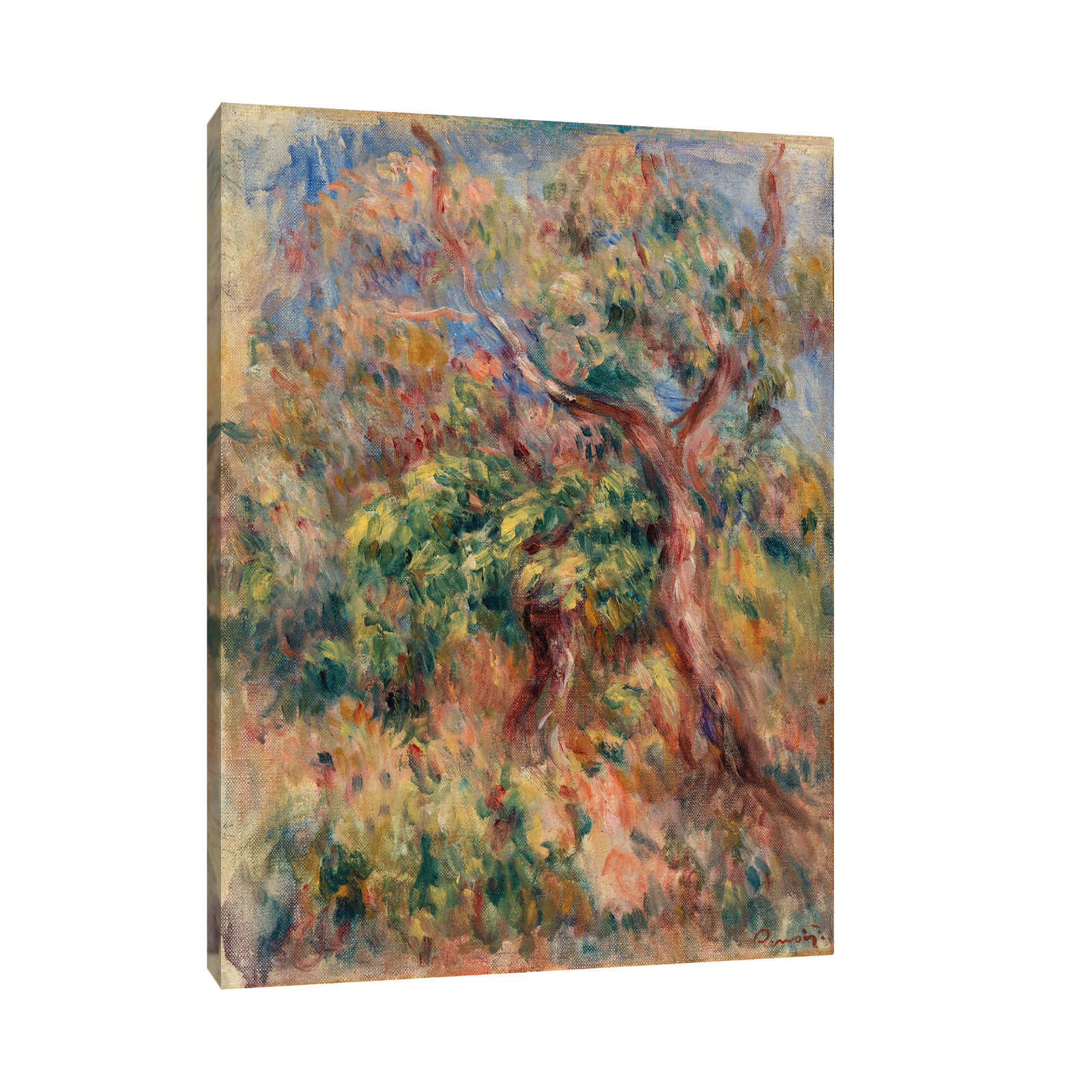 Umetnička slika Paysage, Pierre-Auguste Renoir na platnu - NS Canvas Shop